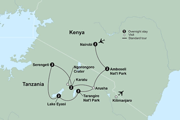 African Safari: Kenya and Tanzania